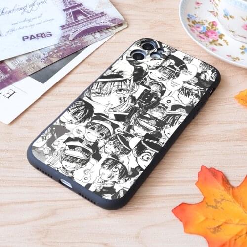 For iPhone Toilet Bound Hanako Kun Collage Print Soft Matt Apple iPhone Case