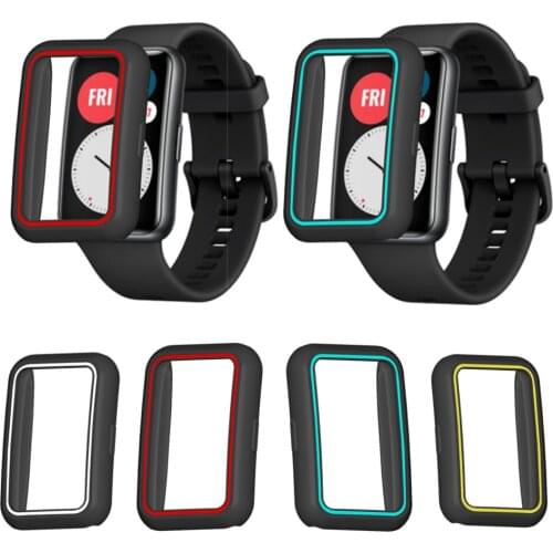 TPU Soft Protection Case For Huawei Watch Fit Protective Cover Shell Smartwatch Bumper For Huawei Fit Watch Protector Sleeve