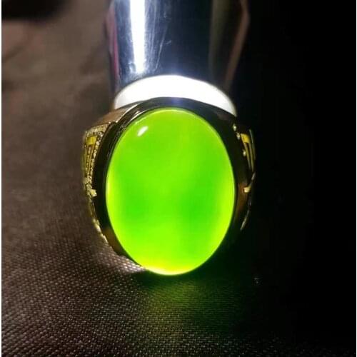 Real And Natural Jasper Ring Man ring Free shipping 925 sterling silver For men Fine handworked jewelry