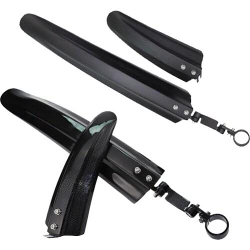 2 colors Mountain bike carbon fiber fender front and rear ultra light for 26/27.5/29 inch MTB rain fender wiper