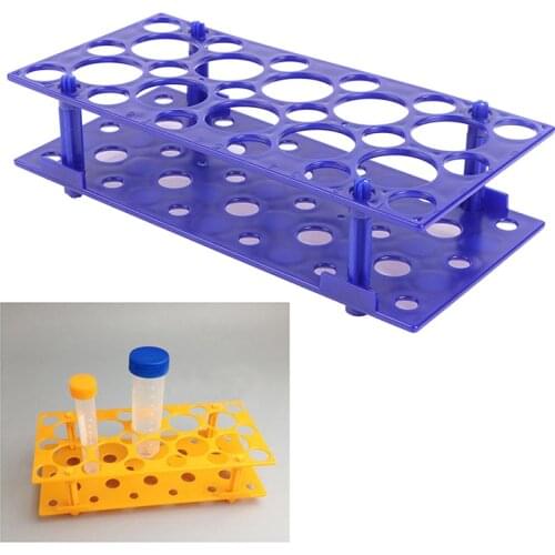 28 Sockets Plastic Centrifuge Tube Rack 10/15/50ml Centrifuge Tube Holder Bracket Laboratory Analysis Equipment