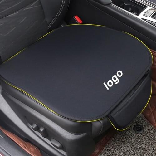 Car Seat Cushion Non-Slip Cover Ice Silk Velvet Plush Flannel Polyester Pad For Mercedes Benz With Logo W202 W203 W204 W208