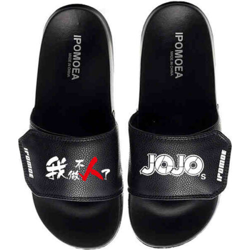 Unisex Anime Bizarre Adventure Jonathan Joestar Kujo Jotaro soft bottom PVC Casual slippers babouche sandals Slides