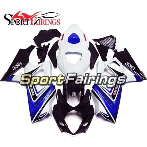 Blue White Black Full Fairings for Suzuki GSXR1000 K7 2007 2008 07 08 Motorcycle Plastic Injection ABS Bodywork Body Kit Panels
