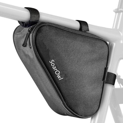 SoarOwl Bicycle Package Front Tube Frame Mobile Phone Waterproof Bicycle Bag Triangle Bag Frame Bracket Bicycle Accessories