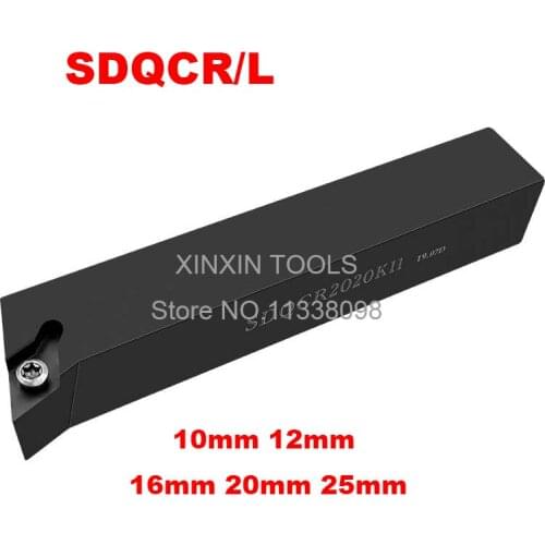 Angle 107.5 SDQCR1010H07 SDQCR1212H07 SDQCR1212H11 SDQCR1616H11 SDQCR2020K11 SDQCR2525M11 SDQCL The Right/Left CNC Turning tools