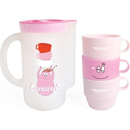 Outdoor Portable Set Cup Cute Cartoon Plastic Kettle Tea Custom Childrens Creative Network Red Cup Children