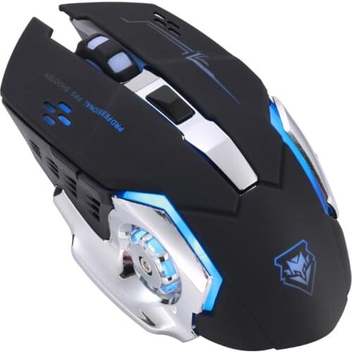 Wireless mouse Rechargeable Gaming Mouse Mute Luminous 2.4Ghz Opto-electronic Computer Mouse Accessories Desktop laptop mouse