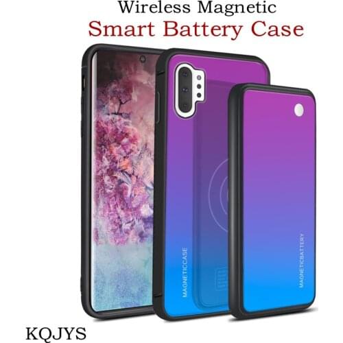 Wireless Battery Charger Case for Samsung Galaxy Note 10 Plus Battery Case Magnetic Power bank Charging Cover For Galaxy Note 10