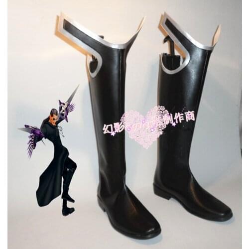 Kingdom Hearts 2 Organization XIII Cosplay Boots shoes