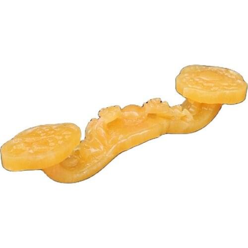 Chinese Jade Carving Topaz Carving Jade Ruyi Feng Shui Decoration