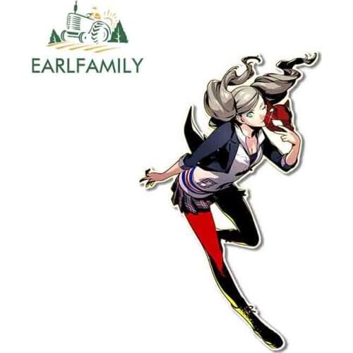 EARLFAMILY 13cm x 2cm for PERSONA Ann Takamak Decal Windshield Waterproof Car Stickers Waterproof Motorcycle Laotop Decoration