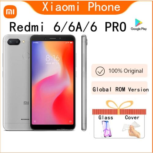 Xiaomi Redmi 6 googleplay phone with Global framework 4GB 64GB