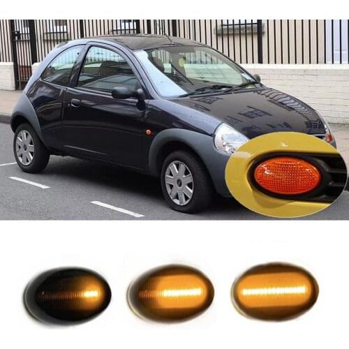 Fit for Ford Fiesta MK5 Mondeo MK1 Explorer MK2 KA StreetKa RB Lamp Dynamic LED Indicator Side Marker Signal Light Accessories