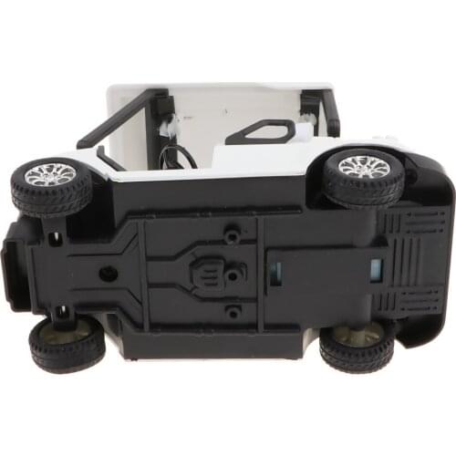 Prettyia 1 : 20 Mini Alloy Pull Back Golf Cart w / Clubs