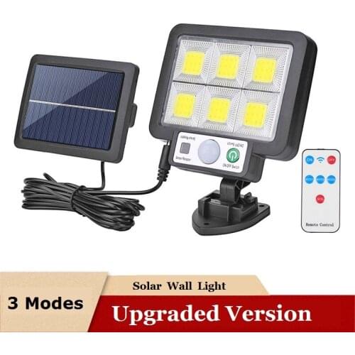 LED Split Solar Wall Light Outdoors Waterproof Motion Sensor Induction Street Security Solar Lamp for Garden Decoration Lighting