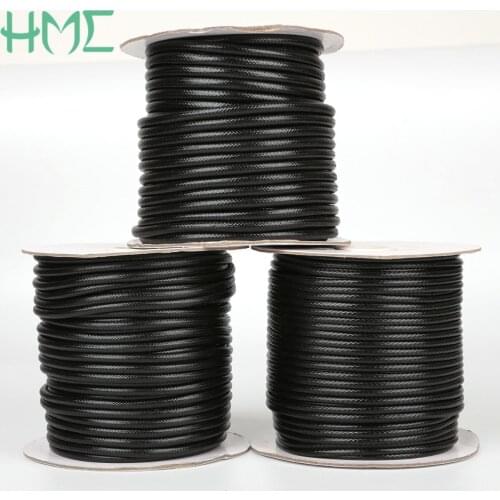 Top Quality Size 2.5/3/3.5/4/5mm 5-10m/roll Wax Round Cord Jewelry String for DIY Necklace Bracelet Jewelry Findings Making
