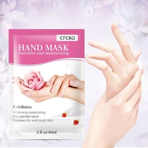 1Pair/Pack Hand Care Exfoliating Hand Mask Moisturizing Whitening Skin Care Exfoliating Hand Mask Anti-Wrinkle Aging Spa Gloves