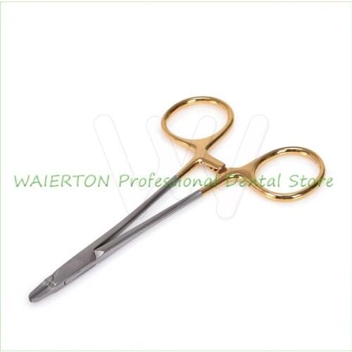 1PC Dental Needle Holder 12cm Dental Surgical Instruments