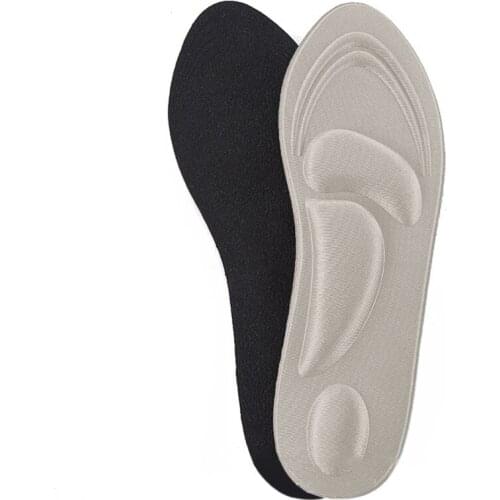 4D Foot Inner Pads Massage Insoles Soft Sponge Arch Support Orthotic For Shoes High Heels Men Women Cushion Soles Spurs