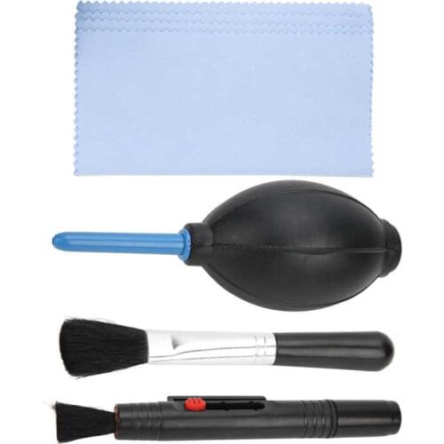 5 in 1 Camera Cleaning Suit Dust Cleaner Brush Air Blower Wipes Clean Cloth Lens Tissue Kit Camera Cleaning Accessory