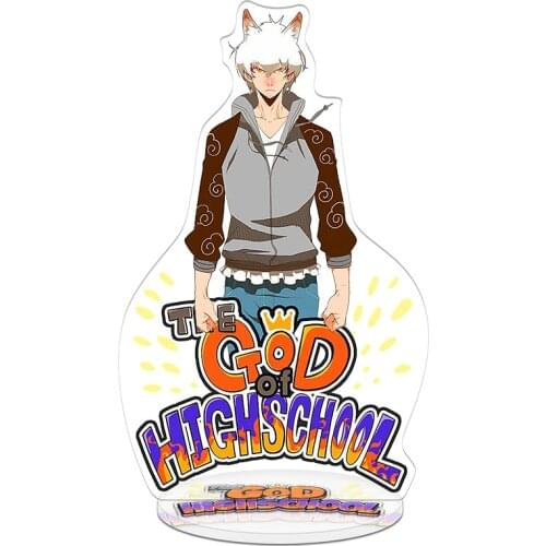 The God of High School Anime Toy Double Sided Plastic Figures Toy High Quality Model Toys