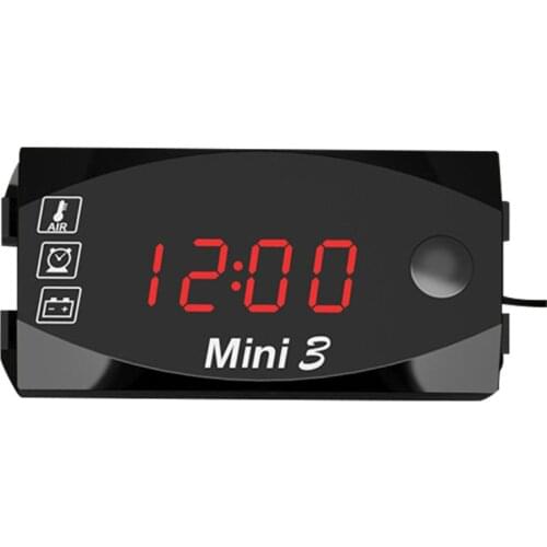 3 In 1 Digital Time Voltage Temperature Clock LED Backlight Digital Display 1pcs