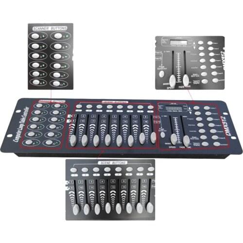 Russia Stock DMX192 Controller 384 Controller Pilot DJ Console COMMAND WING Control System For LED Par Light Stage Laser Bar