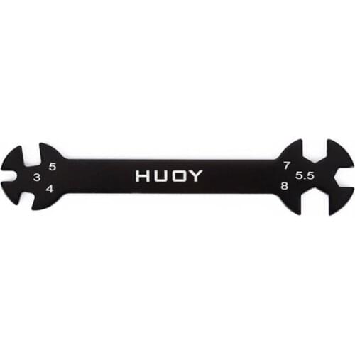 6 in 1 RC Hudy Special Tool Wrench 3/4/5/5.5/7/8MM for Turnbuckles & Nuts
