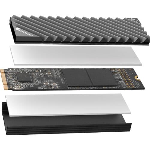 Jonsbo M.2 SSD NVMe Heat Sink M2 2280 Solid State Hard Disk Aluminum Heatsink with Thermal Pad Desktop PC Thermal