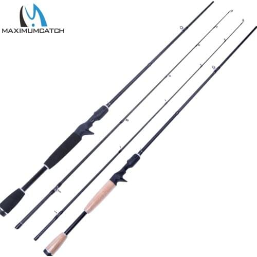 Maximumcatch 2 sections Casting Rod 6'5"/6'9" Fishing Rod 6-12LB / 12-20LB Baitcasting Rod