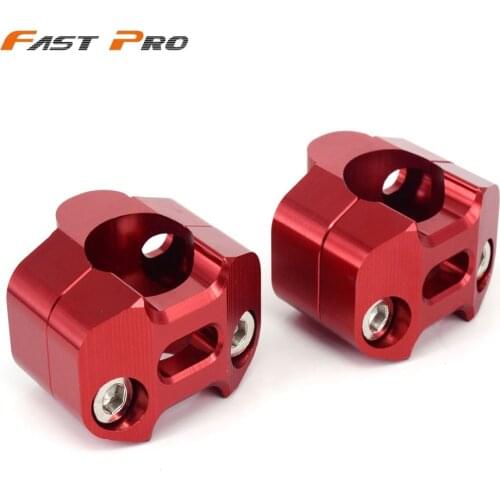 Motorcycle CNC HandleBar Fat Bar Risers Mount Clamp Adaptor 22MM To 28MM For KTM HONDA KAWASAKI YAMAHA SUZUKI Dirt Bike