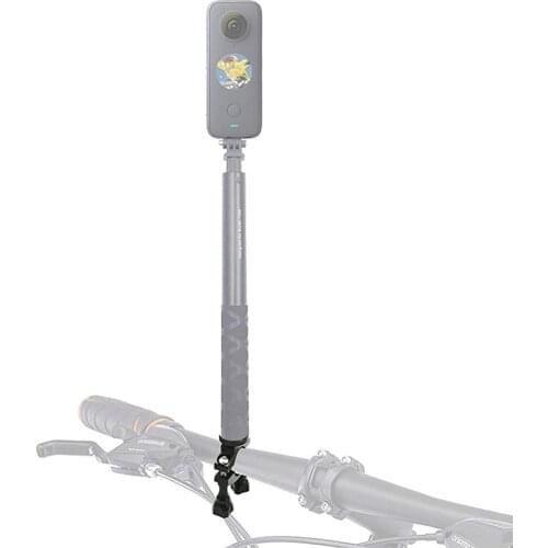 Metal Bicycle Mount 1/4 “ Bike Motorcycle Handlebar Clamp for Insta360 One X2 X One R Action Camera and Stabilizer