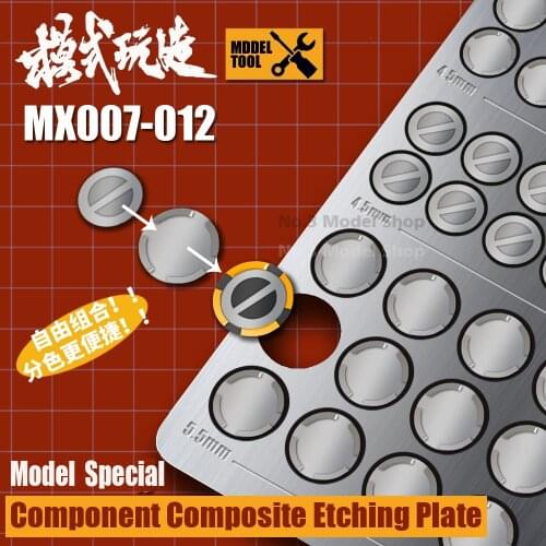 Gundam Models Screw Detail Upgrade Metal Component Composite Etching Plate Kit Hobby Transform Accessory