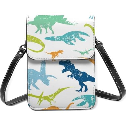 Dinosaur Pattern For Boys Fashion Card Holder Wallet 2021 New Female Wallets Women Zipper Strap Coin Purse