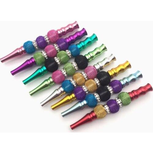 10pcs/lot Shisha Hookah Mouthpiece tip Handmade Jewelry Chicha Filter Tip Detachable Tips Hookah Mouthpiece Smoking Accessories