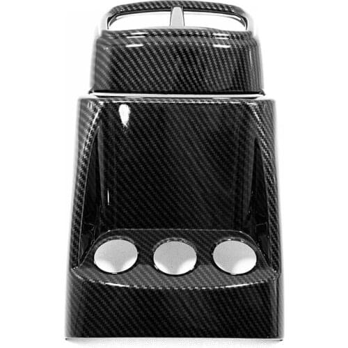 For Hyundai Santa Fe 2019 2020 Car Armrest Rear Air Conditonnal Vent Cover Trim AC Vent Outlet Protector ABS Car Accessories