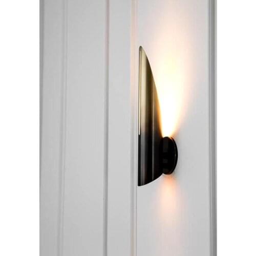 Nordice industrial decor crystal living room corridor bedside wall lights for home cabecero de cama