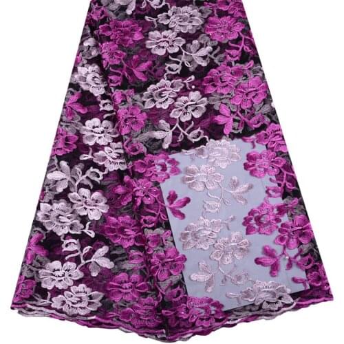 New Arrival 2019 French Lace Fabric With Beads And Stones Mesh Tulle High Quality Nigerian Lace Fabrics For Wedding 1429