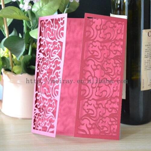 Chinese new year auspicious clouds invitation cards,classic elegant wedding invitations