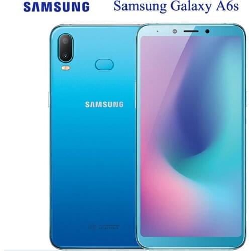 Samsung Galaxy A6s Mobile Phone 6GB 128GB 6.0 Inch Qualcomm Snapdragon 660 Otca Core 12MP Rear Camera 3300 mAh Cellphone