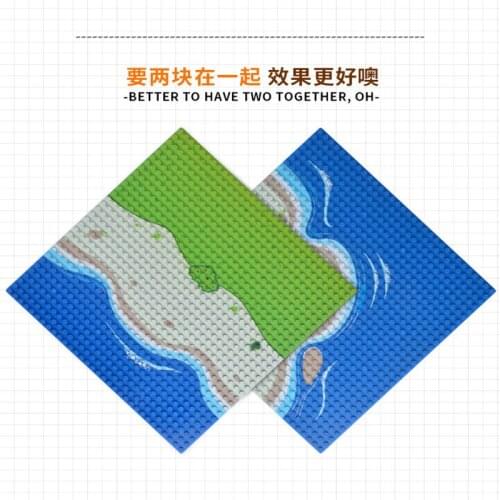 Military 32×32 dots building block baseplate toys for children compatible with known brands minifigs world figures