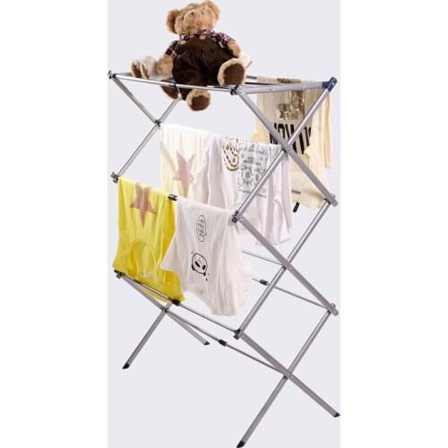 Extendable Free Standing Towel Drying Rack for baby cloth and towel