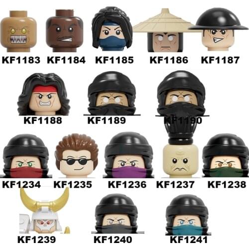 X0306 Mortal Kombat Building Blocks Kitana Scorpion Sub-Zero Goro Johnny Cage Shao Kahn Model Toys For Children KF6102 KF6094