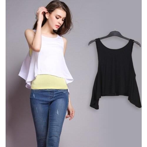 Women embroidery Crochet Sleeveless vest short paragraph Black Colete Vest Women Casual Waistcoat Vests Ladies Fashion Clothing