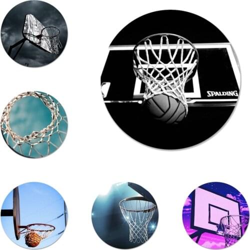 Basketball basket Icons Pins Badge Decoration Brooches Metal Badges For Backpack Decoration