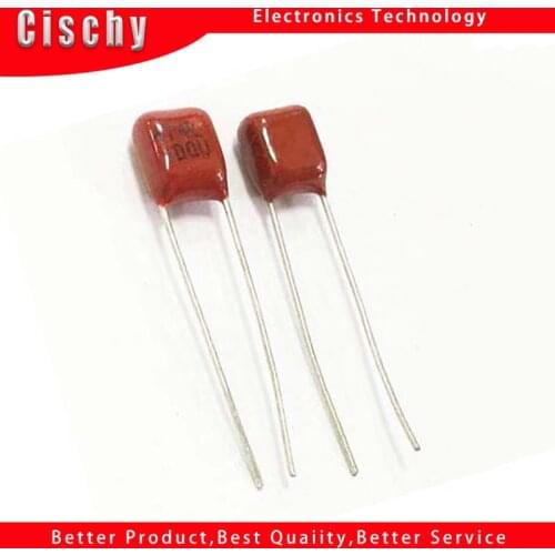 10PCS 100V474J 0.47UF Pitch 5mm 470nf 474 474J 100V CBB Polypropylene Film Capacitor