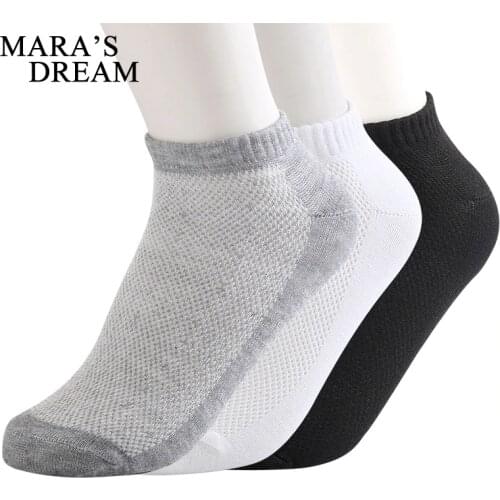 5 Pairs Mens Short Socks Breathable Low Cut Invisible Boat Socks Slippers Comfortable Ankle Men/Male Socks Chaussette Sox Meias