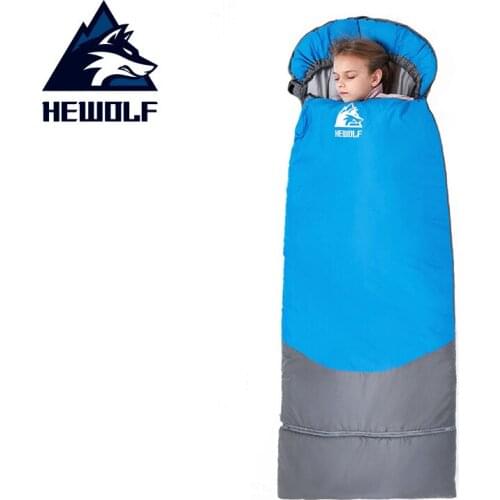 HEWOLF Childrens Sleeping Bag Envelope Extendable Thick Warm Spring and Autumn Outdoor Camping Hiking