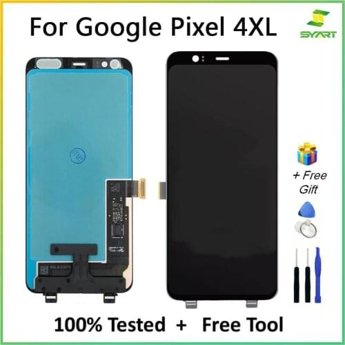 For Google Pixel 4XL 6.3" LCD Display Touch Digitizer Screen For Google Pixel 4XL Replacement Free Tools